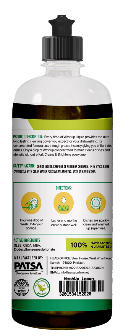 Washup Lemon - Concentrated Dishwashing Liquid