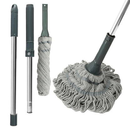 HIGH QUALITY STAINLESS STEEL ROD HEAVY MATERIAL THICK MICROFIBRE TWISTED SQUEEZER MOP