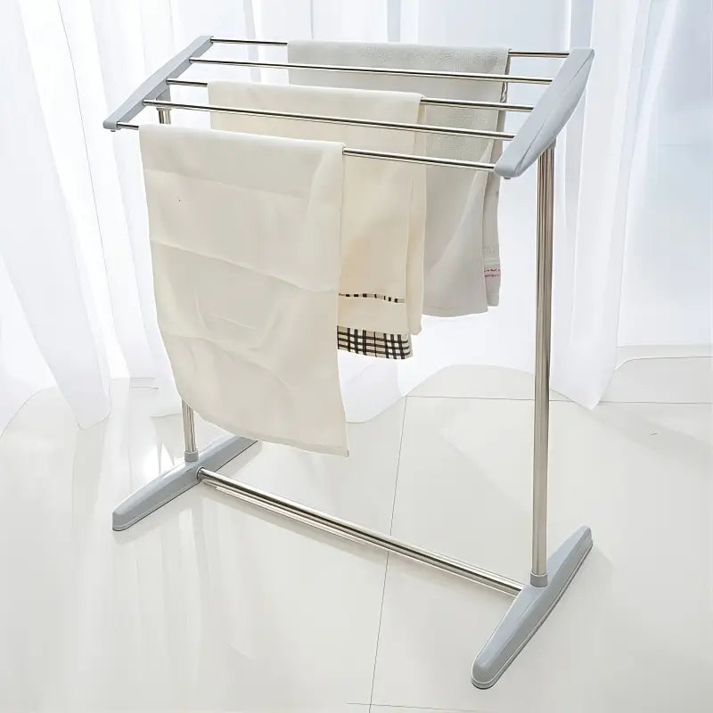 Stainless Steel Laundry Drying Rack Balcony Clothes Rack
