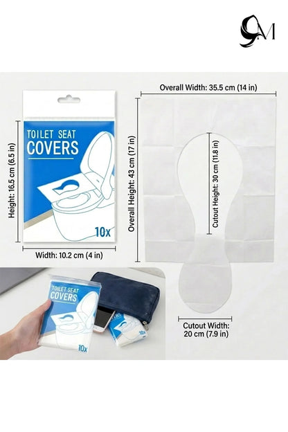 30 Pcs Disposable Toilet Seat Cover Sheet