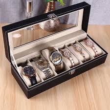 6 & 12 Slot Watch Box Organizer