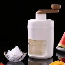 Mini Ice Shaver Crusher Snow Cone Portable Manual Crushing