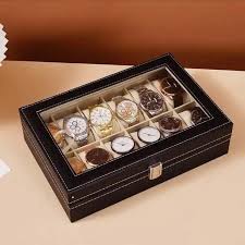 6 & 12 Slot Watch Box Organizer