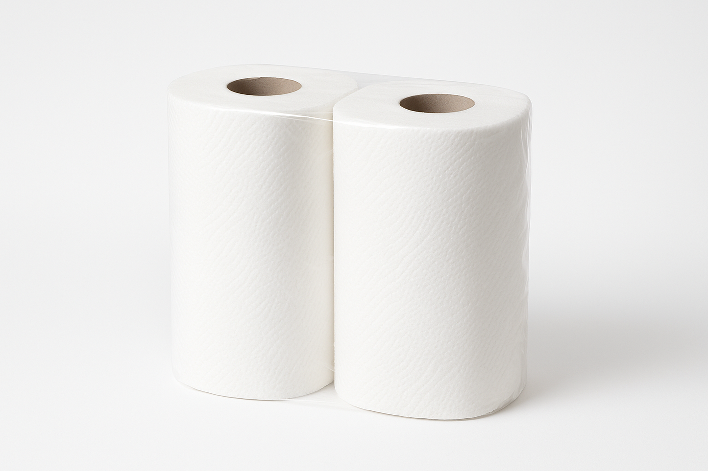 kitchen roll tissue pack of 2 with white background