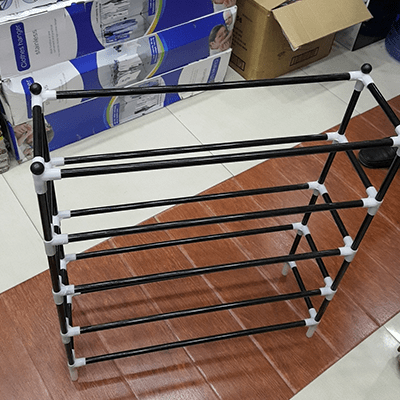 5 Layers DIY Metal Shoe Rack