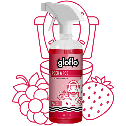 Peak A Poo - Fruity Berry - Bathroom Air Freshener and Odour Cleanser