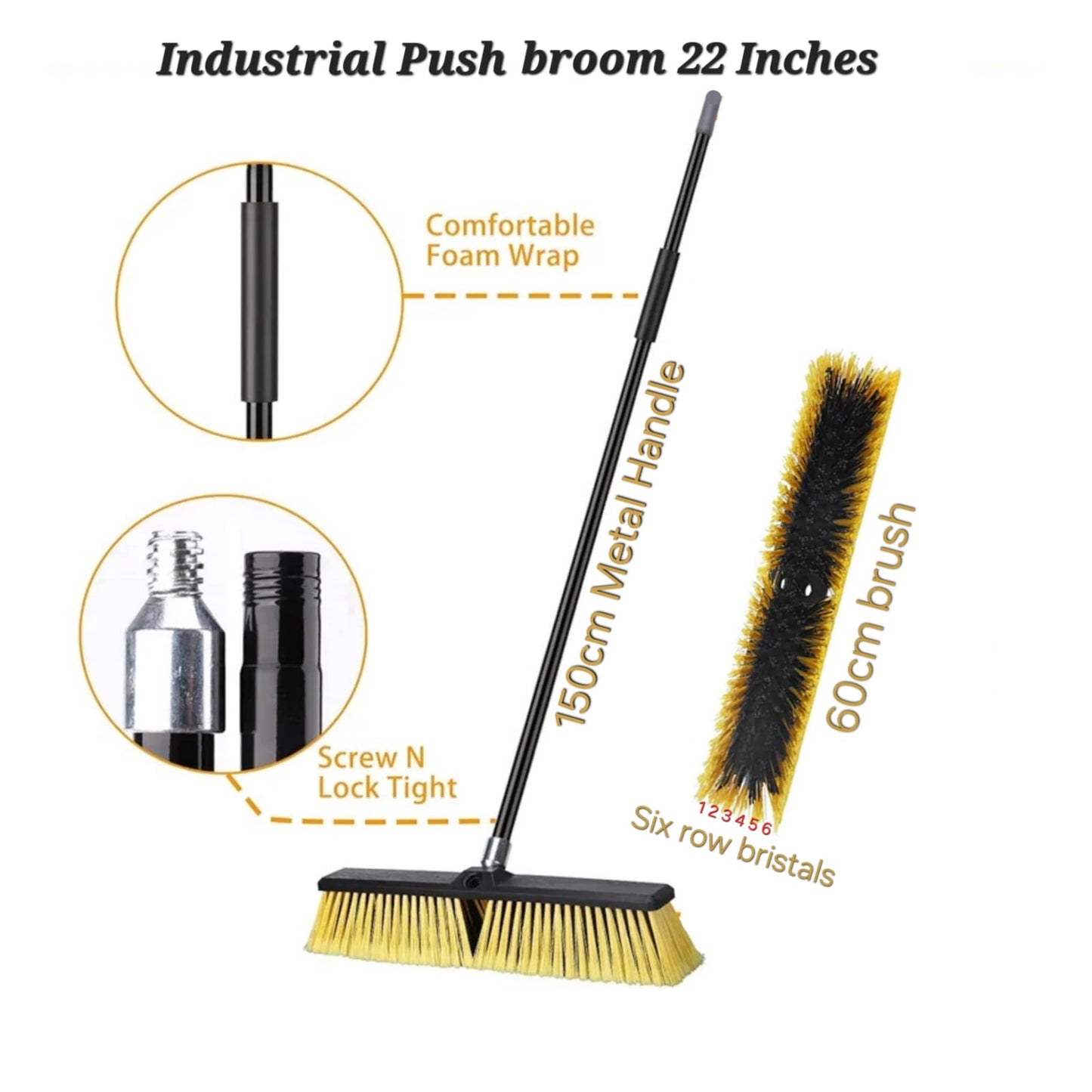 Commercial Push Broom