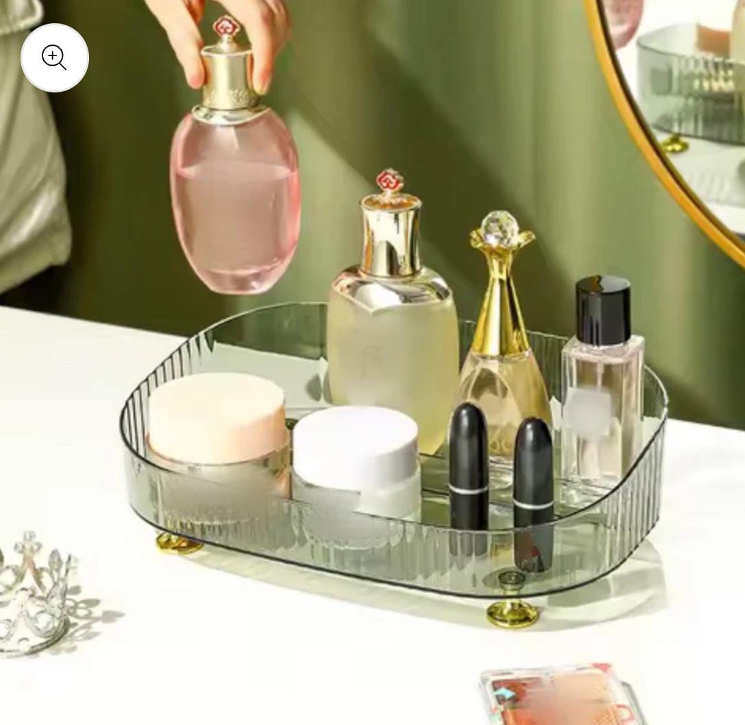 Transparent Cosmetics Tray