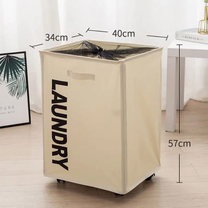 Laundry Basket With Wheels