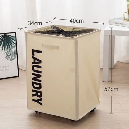 Laundry Basket With Wheels