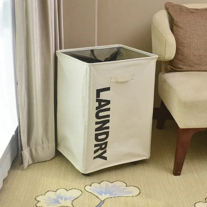Laundry Basket With Wheels