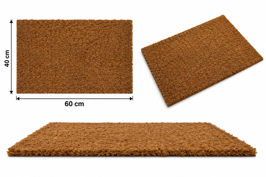 Jute Rug | Quir Door Mat | Natural Fiber Jute Entry Rug | Reversible Indoor & Outdoor Doormat | Hand Braided | Safe for Decking - Made in Srilanka