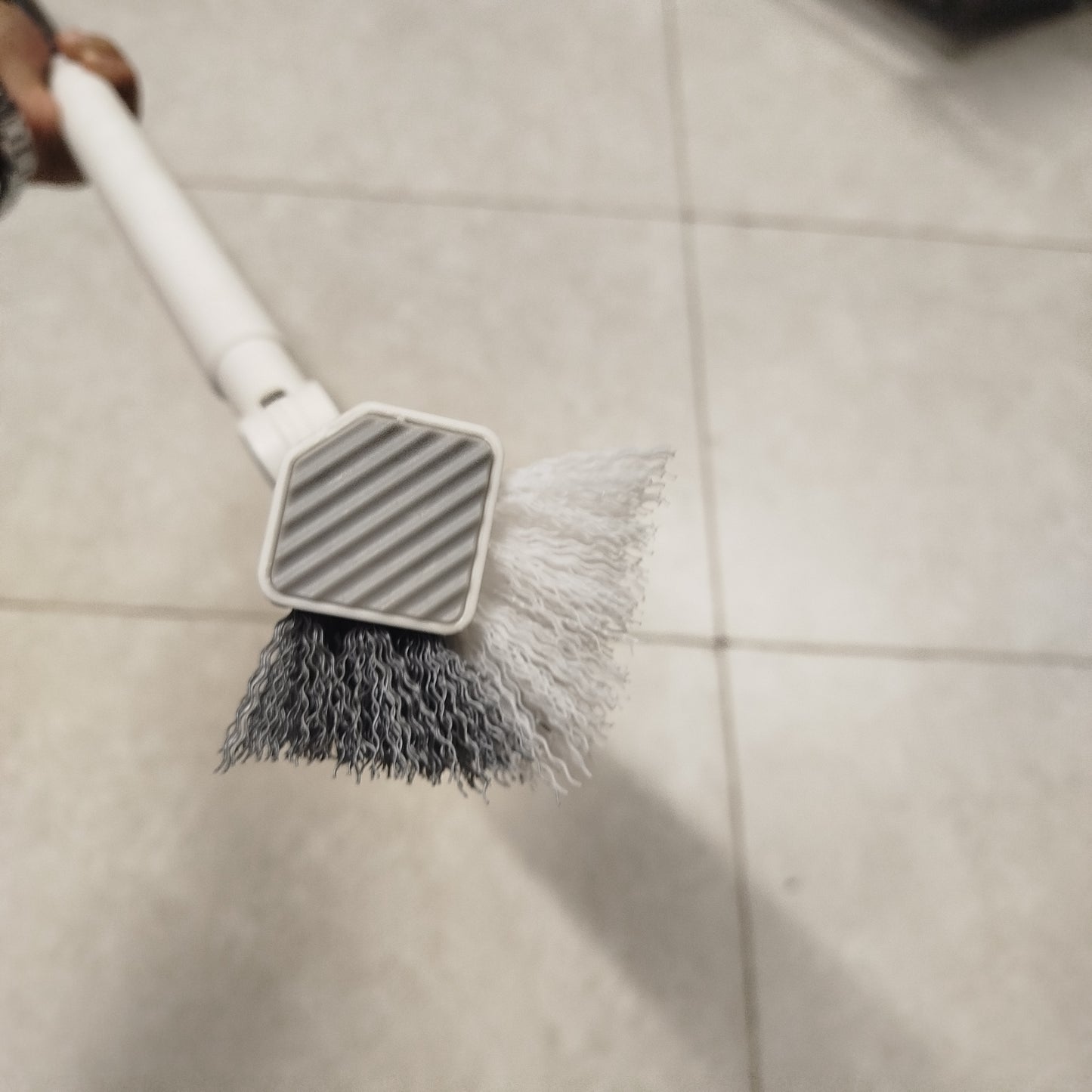 V Shape Bathroom Corner Brush -