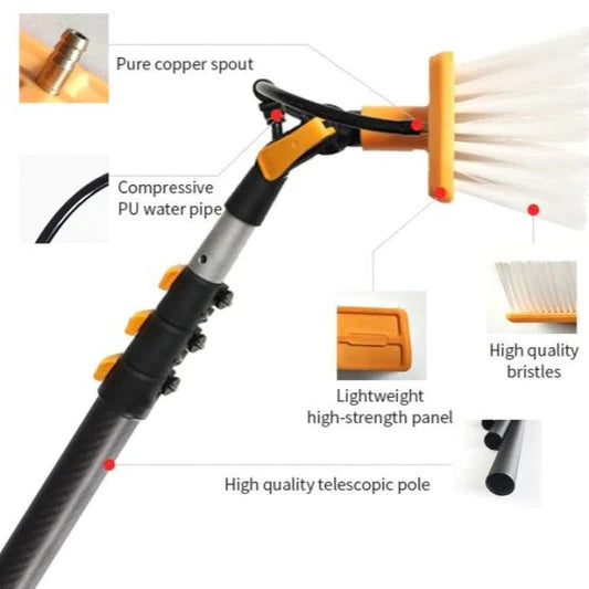 Long Range Solar Panel Cleaning Manual Brush